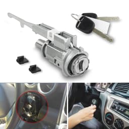 Ignition Switch Lock Cylinder 2 Keys for Honda Accord Civic CR-V Element Odyssey Pilot Acura MDX RDX TL TSX ZDX 06351-TE0-A11