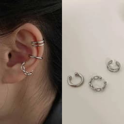 Fashion Simple Design Gold Color Clip Earrings for Women Non-Piercing Puck Rock Fake Cartilage Ear Cuff 2022 Trendy Jewerly