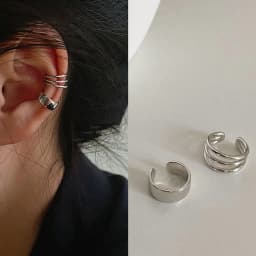 Fashion Simple Design Gold Color Clip Earrings for Women Non-Piercing Puck Rock Fake Cartilage Ear Cuff 2022 Trendy Jewerly
