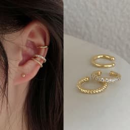 Fashion Simple Design Gold Color Clip Earrings for Women Non-Piercing Puck Rock Fake Cartilage Ear Cuff 2022 Trendy Jewerly