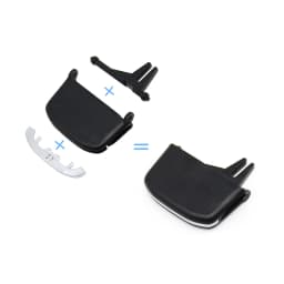 Car Dashboard Air Conditioner AC Vent Grille Outlet Tab Clip Slider Repair Kit For Volvo V60 S60 V40 2011-2019