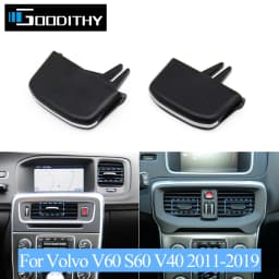 Car Dashboard Air Conditioner AC Vent Grille Outlet Tab Clip Slider Repair Kit For Volvo V60 S60 V40 2011-2019
