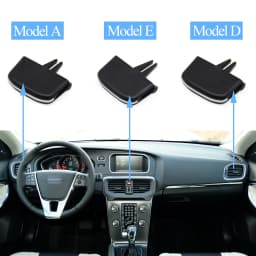 Car Dashboard Air Conditioner AC Vent Grille Outlet Tab Clip Slider Repair Kit For Volvo V60 S60 V40 2011-2019