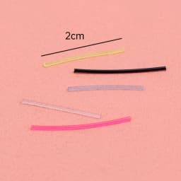 Hypoallergenic Simple Transparent Earrings Invisible Plastic Soft Stud Earring Piercing Retainer Ear Studs Pins Jewelry
