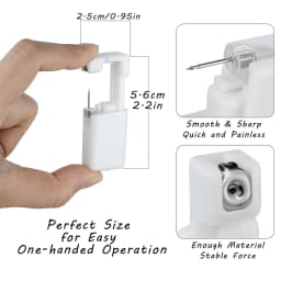 1PC Sterlised Disposable Ear Piercing Unit Cartilage Tragus Helix Piercing Gun NO PAIN Piercer Device Tool Machine With Ear Stud