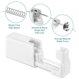 1PC Sterlised Disposable Ear Piercing Unit Cartilage Tragus Helix Piercing Gun NO PAIN Piercer Device Tool Machine With Ear Stud