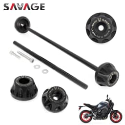 Rear Front Axle Fork Crash Slider For YAMAHA MT-09 SP MT09 Tracer 900/9/GT FZ-09 FJ-09 Motorcycle Wheel Hub Protector Pads