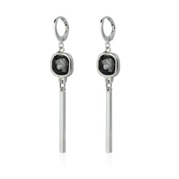 Temperament Retro Black Pearl Ball Drop Earrings for Women Luxury Design Elegant Crystal Dangle Earring Goth Jewelry Pendientes