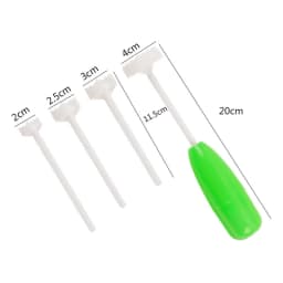 Zucchini and Eggplant Corer Tomato Seeds Remover Pitter Fruit Core Seed Remover Cutter Vegetable Spiral Seed Kitchen Gadgets