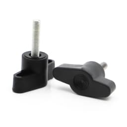 M5 M6 M8 T Type Nylon Plastic Head Handle Thumb Screw Bakelite Bolt Head Diameter 36mm