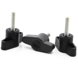 M5 M6 M8 T Type Nylon Plastic Head Handle Thumb Screw Bakelite Bolt Head Diameter 36mm