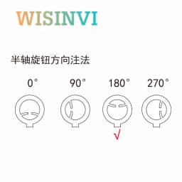 5PCS Color Rubber Half Shaft Knob Diameter 16 MM Height 19 MM Rubber Potentiometer Knob 180 Degree D-Shaped Inner Hole 6 MM