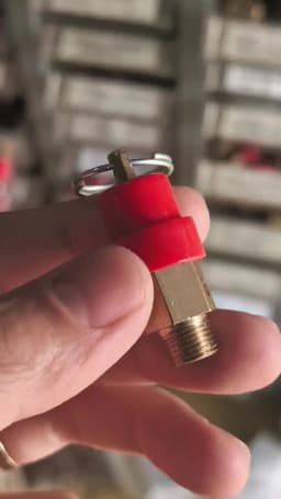 3/4/5/6/7/8/10/12/15 Bar 1/8" 1/4" BSP Male Brass Air Safety Valve Relief Valve Pressure Release Valve Air Compressor