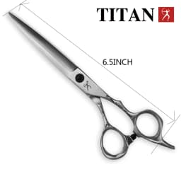 TITAN 6.5 Inch Hair Scissors Barber Cutting Hair Scissors Professional Cut Hairdressing Shear Hair Cut Salon Scissors