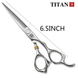 TITAN 6.5 Inch Hair Scissors Barber Cutting Hair Scissors Professional Cut Hairdressing Shear Hair Cut Salon Scissors