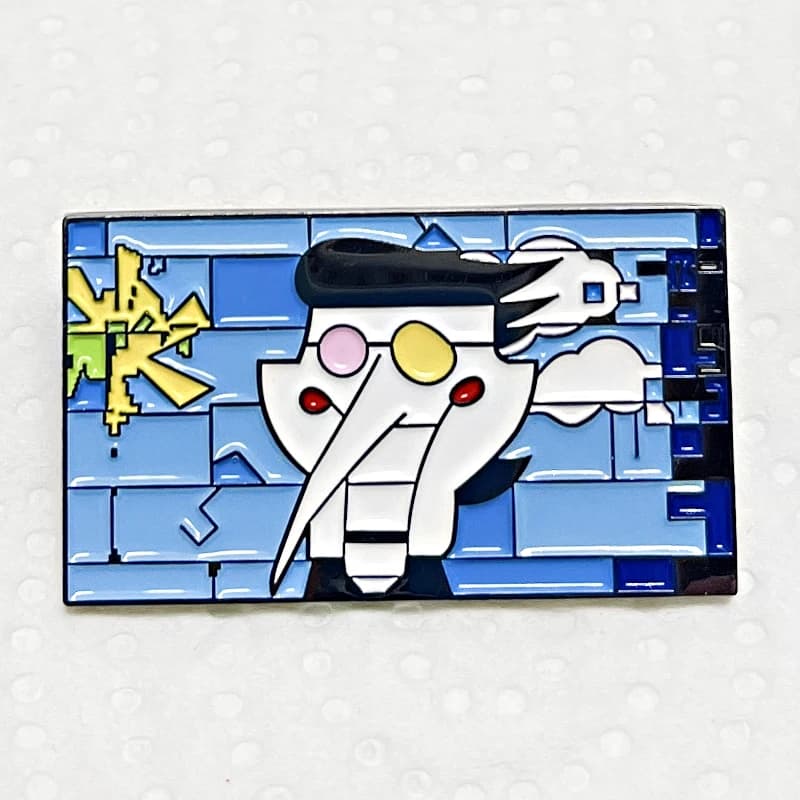 Deltarunes Spamton Game villain Cartoon Figure Enamel Pin Brooches Accessories Gifts Collectibles