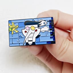 Deltarunes Spamton Game villain Cartoon Figure Enamel Pin Brooches Accessories Gifts Collectibles