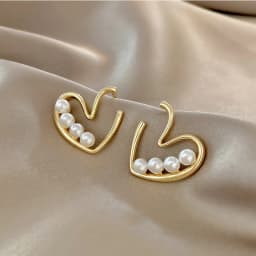 Fashion Heart Stainless Steel Hoop Earrings for Women Punk Vintage Piercing acier inoxydable Earring For Girl Christmas Gifts