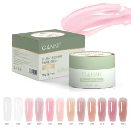 CANNI Cream Extension Gel Venalisa Jelly Gel Milky White UV Construction Gel Soak Off Self Leveling Builder Nail Gel Polish