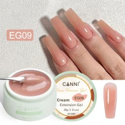 CANNI Cream Extension Gel Venalisa Jelly Gel Milky White UV Construction Gel Soak Off Self Leveling Builder Nail Gel Polish
