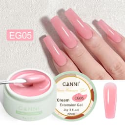 CANNI Cream Extension Gel Venalisa Jelly Gel Milky White UV Construction Gel Soak Off Self Leveling Builder Nail Gel Polish