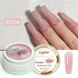 CANNI Cream Extension Gel Venalisa Jelly Gel Milky White UV Construction Gel Soak Off Self Leveling Builder Nail Gel Polish