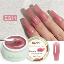 CANNI Cream Extension Gel Venalisa Jelly Gel Milky White UV Construction Gel Soak Off Self Leveling Builder Nail Gel Polish