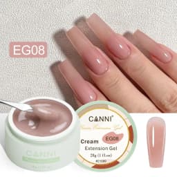CANNI Cream Extension Gel Venalisa Jelly Gel Milky White UV Construction Gel Soak Off Self Leveling Builder Nail Gel Polish