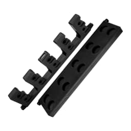 Booms Fishing WV4 Fishing Rod Holders Vertical Wall Rod Rack Store Up to 10 Rods For Fishing Pole Holder Storage Tools 4 Colors