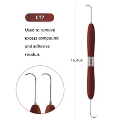 Dental Resin Spatulas Resin Filler Aesthetic Restoration Kit Silicone Handle For LM Resin Knife Plastic Dresser Dentistry Tool