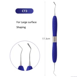 Dental Resin Spatulas Resin Filler Aesthetic Restoration Kit Silicone Handle For LM Resin Knife Plastic Dresser Dentistry Tool