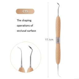 Dental Resin Spatulas Resin Filler Aesthetic Restoration Kit Silicone Handle For LM Resin Knife Plastic Dresser Dentistry Tool