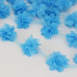 (60 pieces/lot) pink petal Chiffon lace fabric Webbing Decoration Love gift ribbons crafts 50mm width