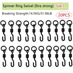 Spinner Swivel for Ronnie Rig Carp Fishing Accessories for Carp Rig Micro Hook Swivel Hook Sleeve Tackle Quick Change Swivel