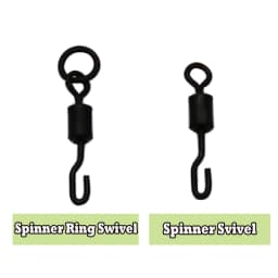 Spinner Swivel for Ronnie Rig Carp Fishing Accessories for Carp Rig Micro Hook Swivel Hook Sleeve Tackle Quick Change Swivel