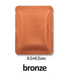100Pcs 65x85mm Open Top Aluminum Foil Packaging Bag Heat Sealable Herbal Coffee Snack Nut Tea Candy Powder Gifts Storage Pouches