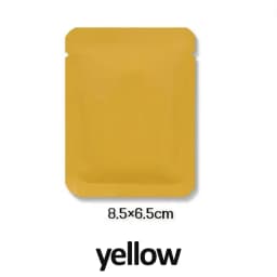 100Pcs 65x85mm Open Top Aluminum Foil Packaging Bag Heat Sealable Herbal Coffee Snack Nut Tea Candy Powder Gifts Storage Pouches