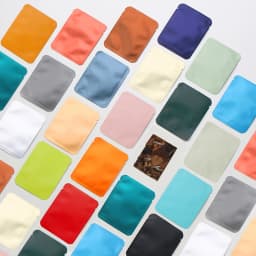 100Pcs 65x85mm Open Top Aluminum Foil Packaging Bag Heat Sealable Herbal Coffee Snack Nut Tea Candy Powder Gifts Storage Pouches