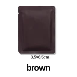 100Pcs 65x85mm Open Top Aluminum Foil Packaging Bag Heat Sealable Herbal Coffee Snack Nut Tea Candy Powder Gifts Storage Pouches
