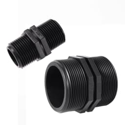 1/2"3/4" 1" 1.5" 2" 2.5 Inch BSP Male Thread Hex Nipple Union PVC Pipe Fitting Coupler Adapter Water Connector Equal Dia Joints