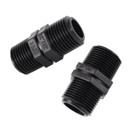 1/2"3/4" 1" 1.5" 2" 2.5 Inch BSP Male Thread Hex Nipple Union PVC Pipe Fitting Coupler Adapter Water Connector Equal Dia Joints