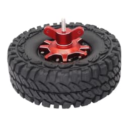 Ajrc Metallic Black/red Tire Assembly/disassembly Aid Tool For 1/10 Rc Crawler Car 1.9 2.2 Inch Beadlock Wheel