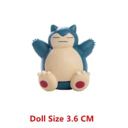 3-7 Cm PokemonCartoons Anime Figure Pikachu Mew Snorlax Charmander Cosplay Collection Pet Pocket Monster Action Model Toy Gifts