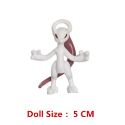 3-7 Cm PokemonCartoons Anime Figure Pikachu Mew Snorlax Charmander Cosplay Collection Pet Pocket Monster Action Model Toy Gifts