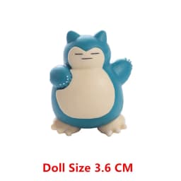 3-7 Cm PokemonCartoons Anime Figure Pikachu Mew Snorlax Charmander Cosplay Collection Pet Pocket Monster Action Model Toy Gifts