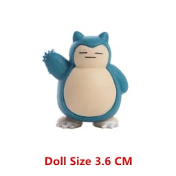 3-7 Cm PokemonCartoons Anime Figure Pikachu Mew Snorlax Charmander Cosplay Collection Pet Pocket Monster Action Model Toy Gifts