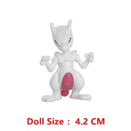 3-7 Cm PokemonCartoons Anime Figure Pikachu Mew Snorlax Charmander Cosplay Collection Pet Pocket Monster Action Model Toy Gifts