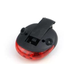 Bicycle Red Tail Light Mountain Bike Night Riding Laser Light Flashing Rear Light Riding Warning Flashing Light Cycling Parts
