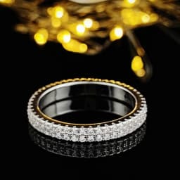 Fashion Brand Eternity Ring 925 Sterling silver Moissanite cz Engagement Wedding Band Rings for women Men Finger Party Jewelry