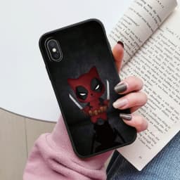 Flowers Funda For Phone Case iPhone X XS MAX XR Capa Soft Silicone Cute Cat Bear Back Cover For iPhone XR Bumper Women Anti-Fall